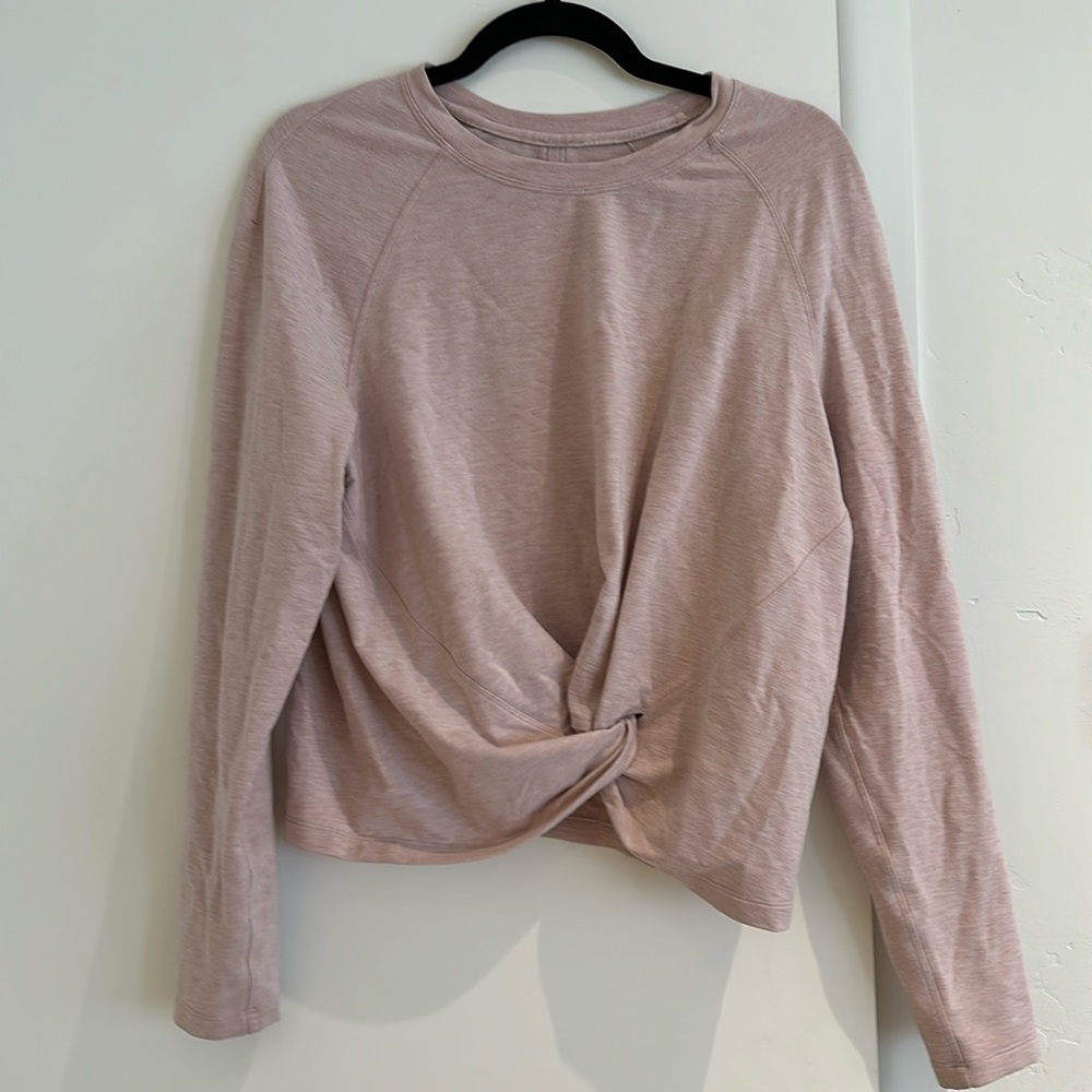 Lululemon Lightweight twist front sweatshirt size 4/6